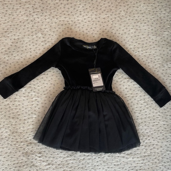 ROCK YOUR KID black velvet tutu dress 2T NEW w TAG - Picture 1 of 3